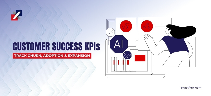 customer success KPI monitoring health score illustration